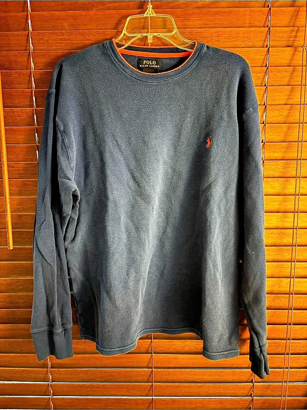 Polo Ralph Lauren Men's Blue Crewneck Sweatshirt Size 2XL